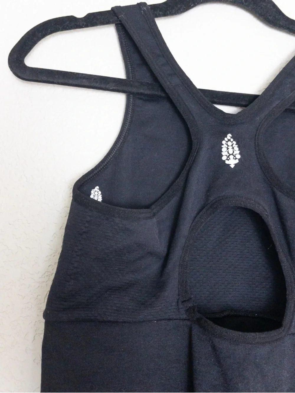 NEW Free People Movement Every Single Time Runsie XS S Black Sleeveless Romper